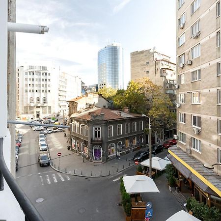 Cismigiu Serenity: 1Br Flat With Scenic Balcony Bukares Bagian luar foto